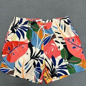 Patterned PacSun Swim Trunks